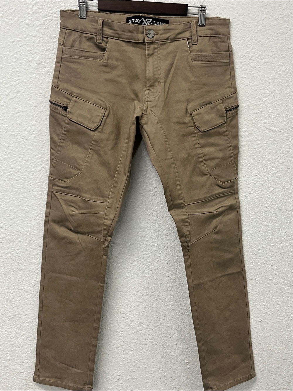 X Ray Men's Tan Moto Pants
#1305